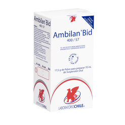 Ambilan Bid 400 mg/57 mg x 70 mL Polvo Para Suspensión Oral