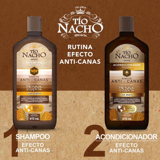 Tio Nacho Pack Shampoo Anti Canas 415Ml + Acondionador 415Ml, , large image number 1