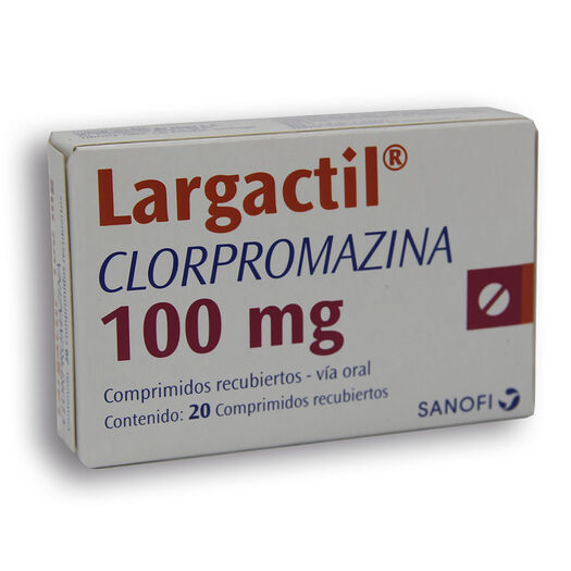 Largactil 100 mg x 20 Comprimidos Recubiertos, , large image number 0