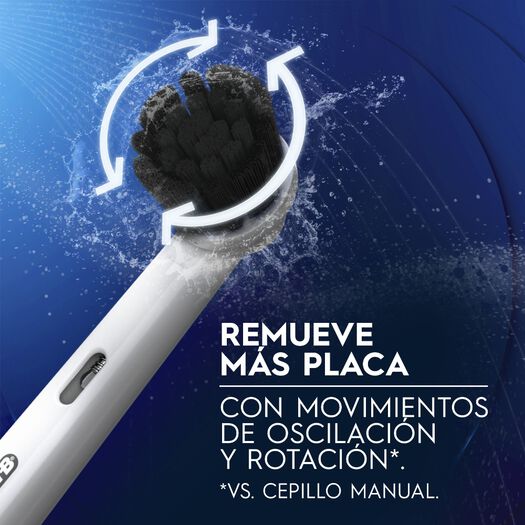 Cepillo Eléctrico Oral-B Power Charcoal Cabezal Redondo, 1 Un+, , large image number 2