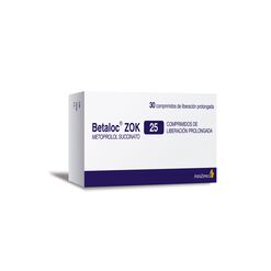 Betaloc Zok 25 mg x 30 Comprimidos De Liberación Prolongada