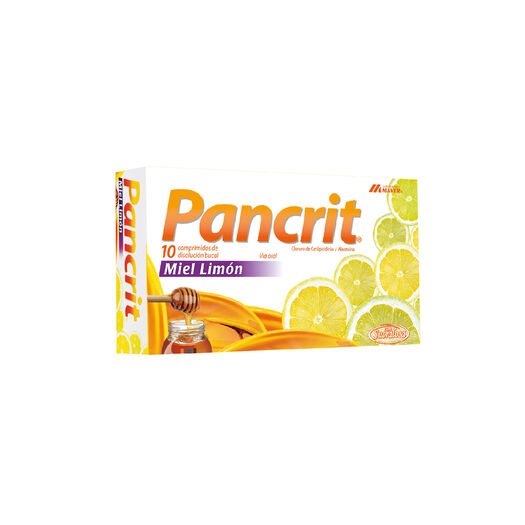 Pancrit Miel Limon 10 Comprimidos, , large image number 0