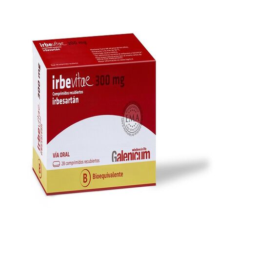 Irbevitae 300 mg x 28 Comprimidos Recubiertos, , large image number 0