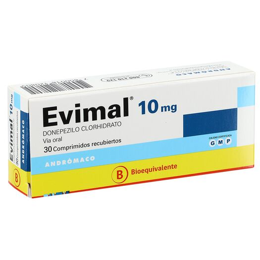 Evimal 10 mg x 30 Comprimidos Recubiertos, , large image number 0