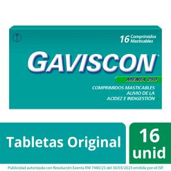 Gaviscon Comprimidos Masticables Original x16