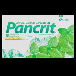 Pancrit Menta Fresca 10 Comprimidos