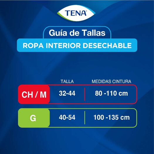 TENA Pants Ropa interior desechable nocturno talla G 8 unidades, , large image number 4