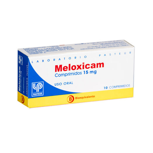 Meloxicam 15 mg x 10 Comprimidos PASTEUR, , large image number 0