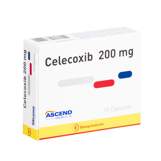 Celecoxib 200 mg x 10 Cápsulas ASCEND, , large image number 0