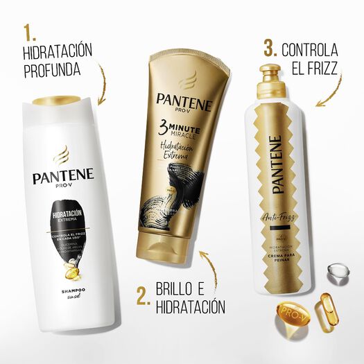 Pantene Shampoo Hidrocauterizacion x 400 mL, , large image number 3