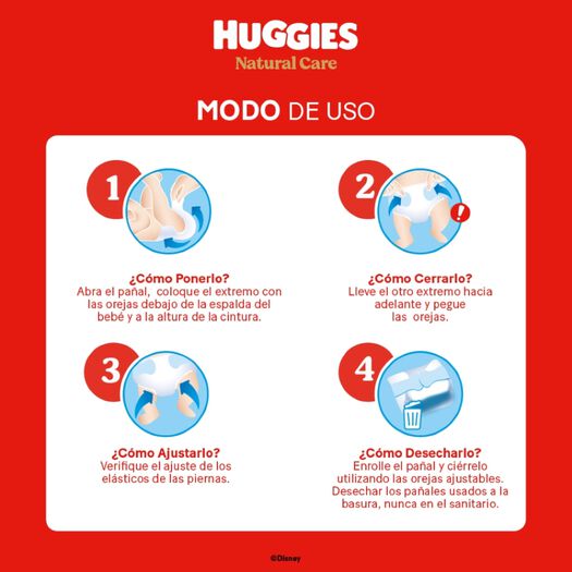 Pañal Huggies Natural Care G 66 Un, , large image number 2