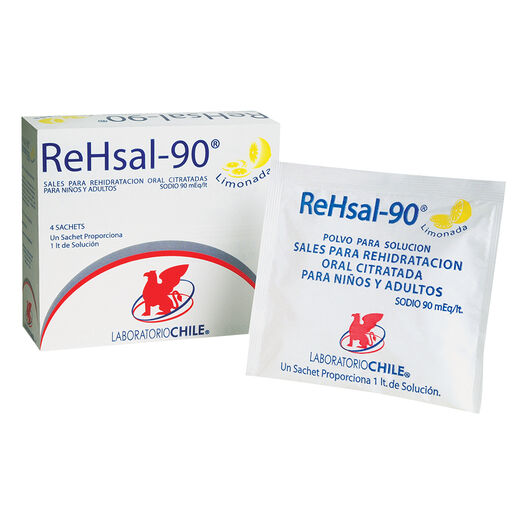 Rehsal 90 x 4 Sobres Polvo Para Solución Oral, , large image number 0