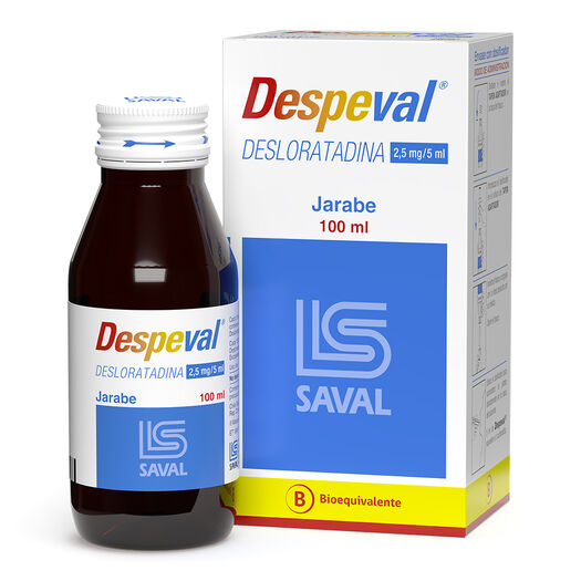 DESPEVAL JARABE Desloratadina 0,05 g 100 ml, , large image number 0