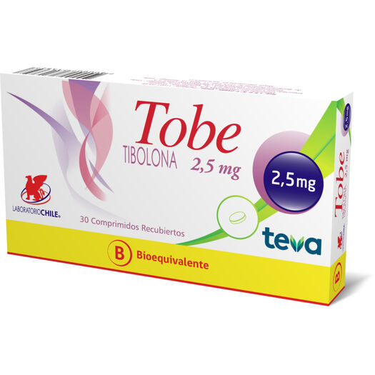 Tobe 2.5 mg x 30 Comprimidos Recubiertos, , large image number 0