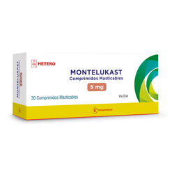 Montelukast 5 mg x 30 Comprimidos Masticables SEVEN PHARMA CHILE SPA