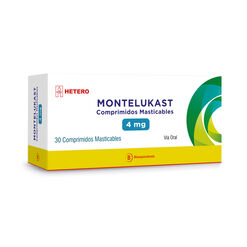 Montelukast 4 mg x 30 Comprimidos Masticables SEVEN PHARMA CHILE SPA