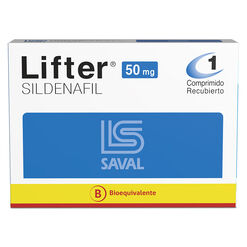 LIFTER Sildenafil 50 mg 1 comprimidos