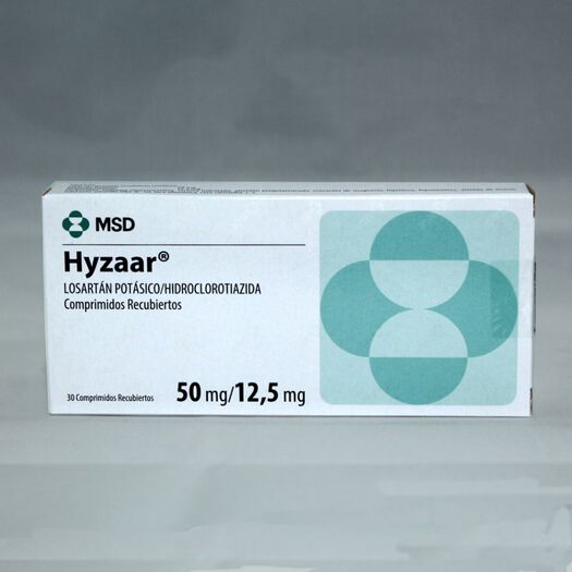 Hyzaar 50 mg/12.5 mg x 30 Comprimidos Recubiertos, , large image number 0