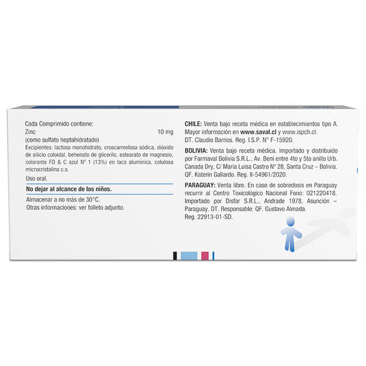 ALTAZINC Zinc 10 mg 40 comprimidos, , large image number 1