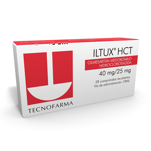 Iltux Hct 40 mg/25 mg x 28 Comprimidos Recubiertos, , large image number 0