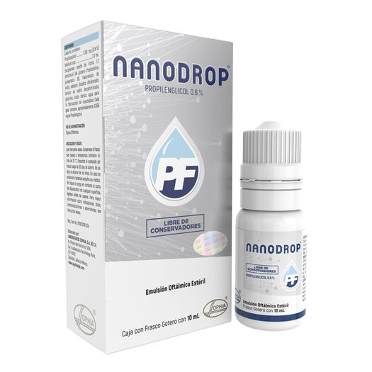 Nanodrop Propilenglicol 0,6 % Emulsión Oftalmológica 10 Ml, , large image number 0