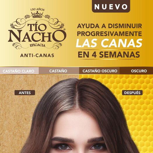 Tío Nacho Shampoo Anti-Canas Henna 950ml, , large image number 1