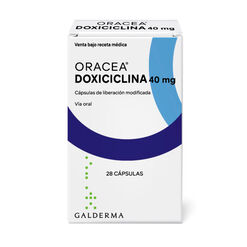 Oracea 40 mg x 28 Cápsulas con Microgranulos de Liberacion modificada