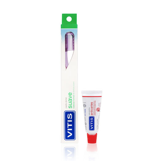 Vitis Cepillo Dental Suave Con Pasta Anticaries 20 g x 1 Pack, , large image number 0