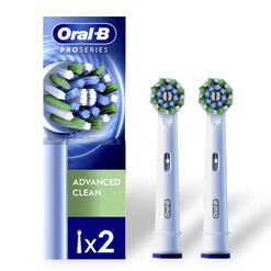 Cabezal de Repuesto Oral-B Advanced Clean, Cepillo Eléctrico, 2 Un