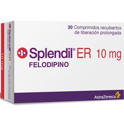 Splendil ER 10 mg x 30 Comprimidos Recubiertos de Liberacion Prolongada