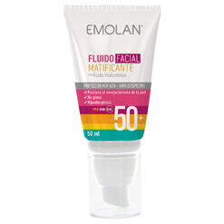 Bloqueador Solar Emolan Facial c/Acido Hialuronico FPS50+ 50 gr