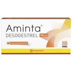  AMINTA Desogestrel 75 mcg 28 comprimidos