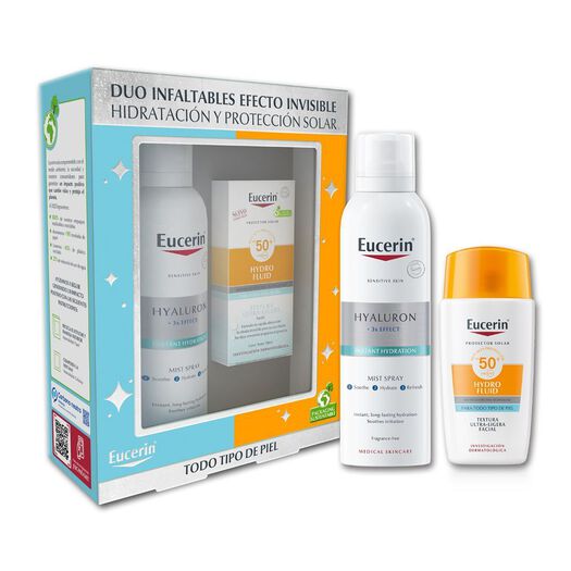 Eucerin Pack Duo Efecto Invisible, , large image number 0