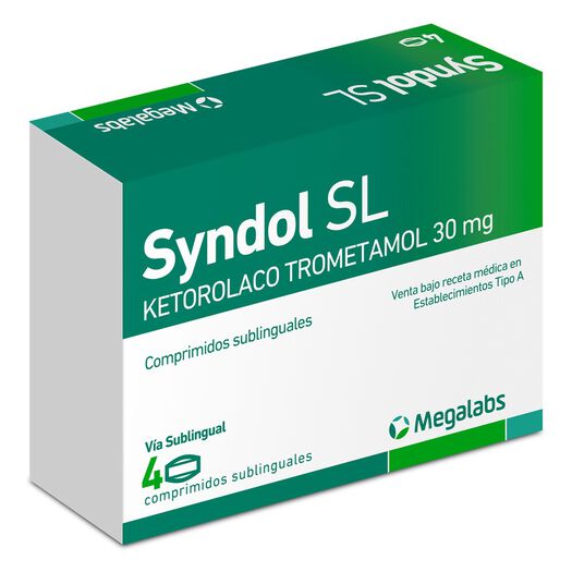 Syndol Sl 30mg x 4 Comprimidos Sublinguales, , large image number 0