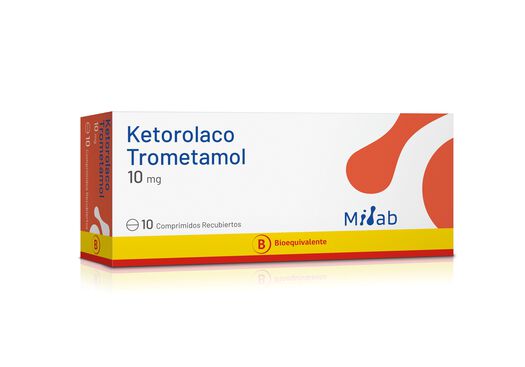 Ketorolaco Trometamol 10 mg x 10 Comprimidos MINTLAB CO SA, , large image number 0