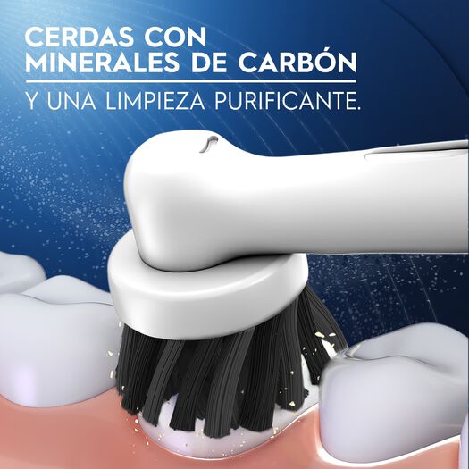 Repuesto Cepillo Dental Oral-B Eléctrico Charcoal 2Un, , large image number 1