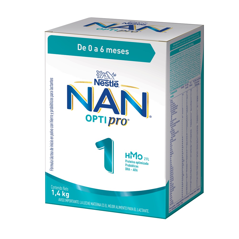 Nan Nestlé Optipro 1 Leche para Lactantes en Polvo Fórmula Bebé